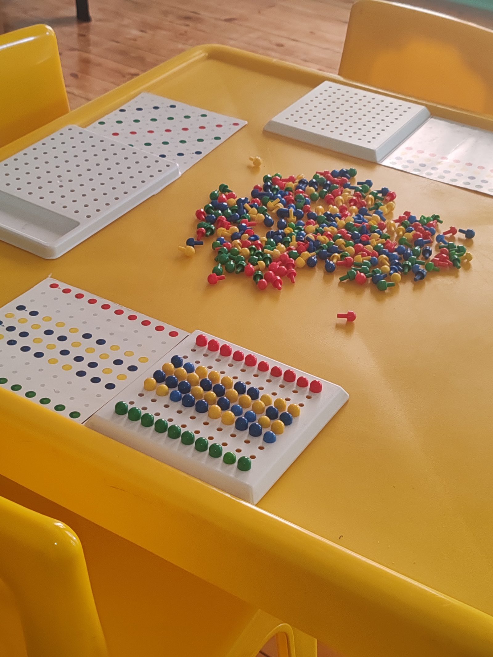 Colourful play-based learning materials at Ladybuggz Preschool
